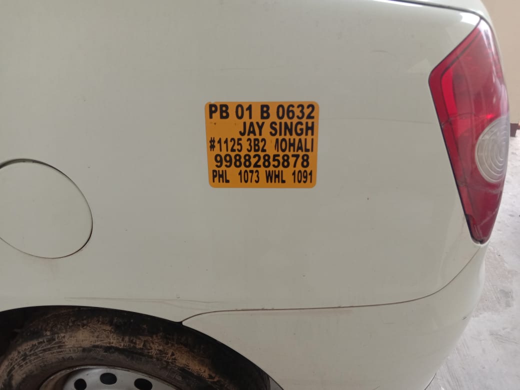 TATA INDIGO ECS REG NO PB01B0632