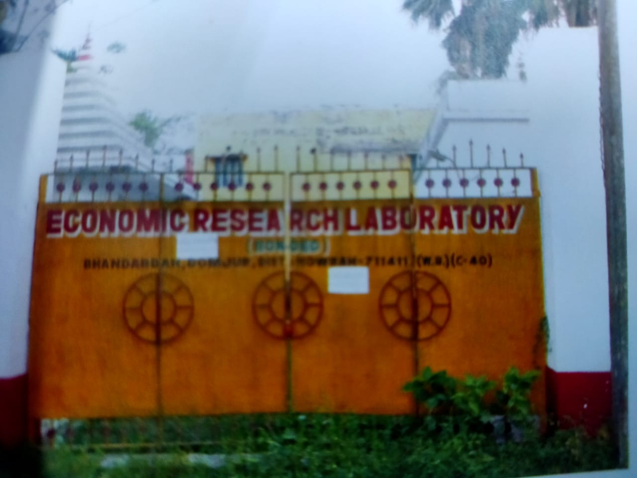 land with building