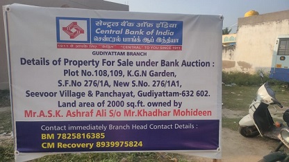 SALE NOTICE